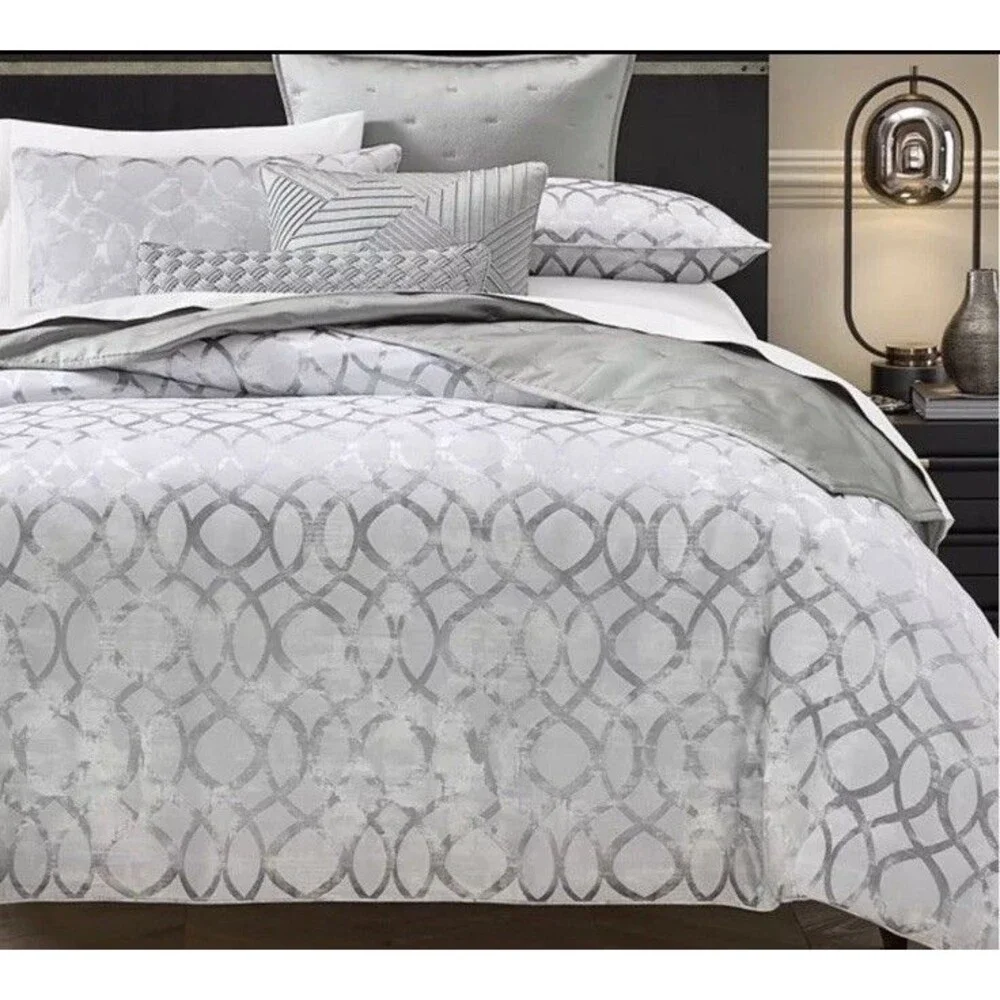 Hotel Collection Helix Full / Queen Duvet Cover